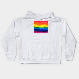 Gay Flag LBGTQ Kids Hoodie